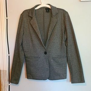 Chevron Patterned Blazer